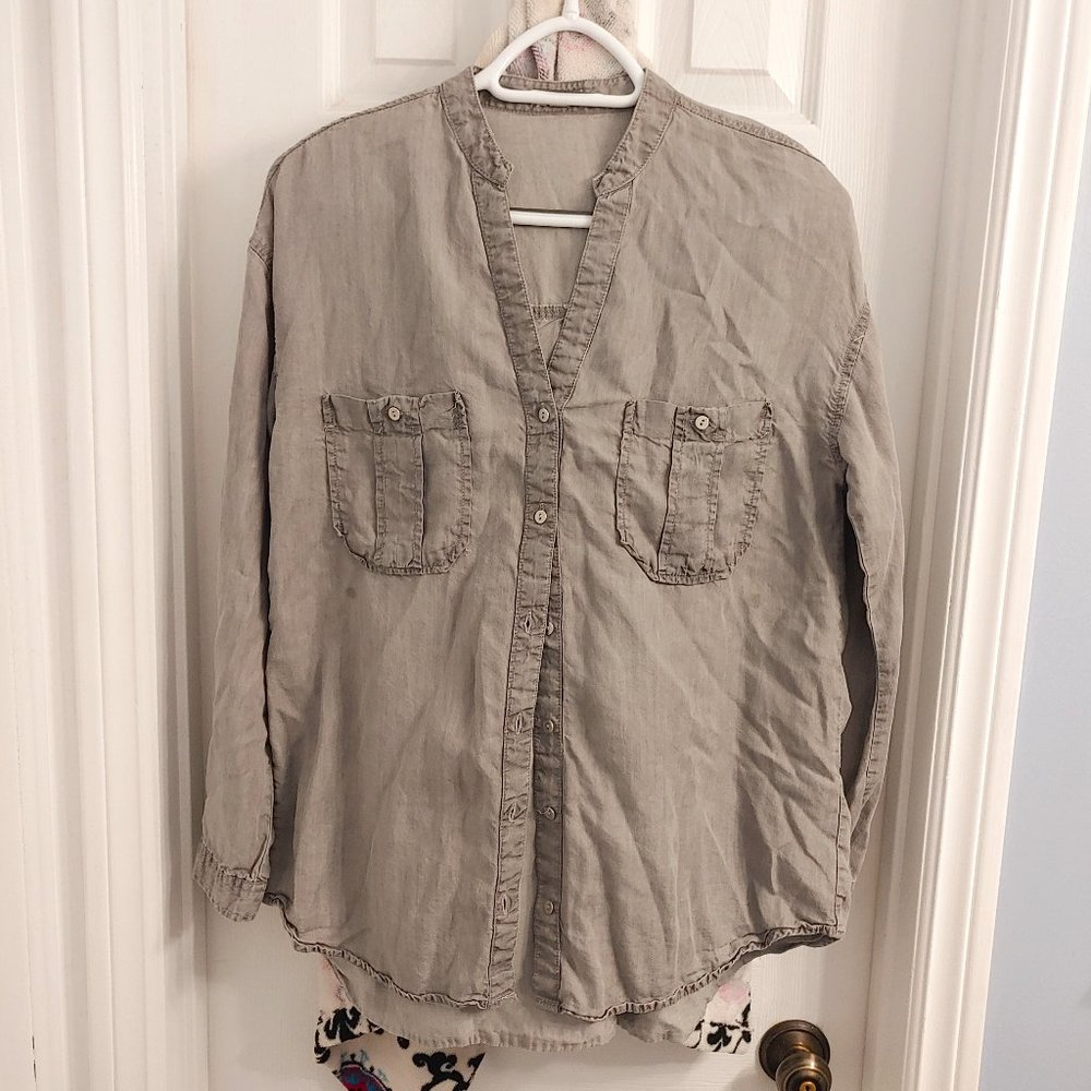 Denim Style Grey Top